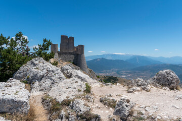 Veduta del Castello di Rocca Calascio - Calascio - L'Aquila - Abruzzo - Italia
