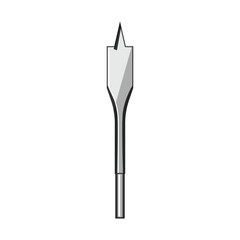 auger drill bit cartoon vector illustration