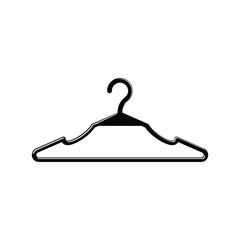 cloorganization hanger plastic cartoon vector illustration