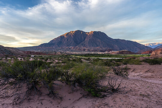 Mountainous landscape in La Puna, Argentina