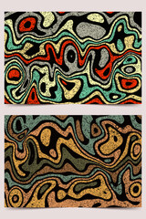 abstract liquid retro color dirty grunge distressed background