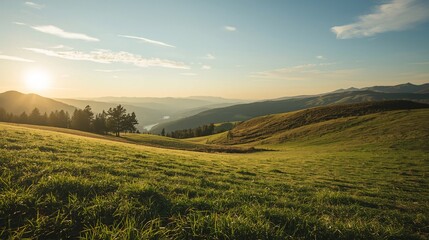 Fototapeta premium grassy land
