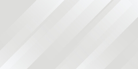 Diagonal grey gradient lines background. Abstract silver stripes wallpaper. Abstract gray tech backdrop. Oblique gris texture for graphic design, poster, banner, flyer, brochure, presentation. Vector