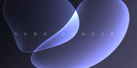 Abstract glowing vector design with curved translucent purple forms and fluid light effects. Ideal for modern branding, elegant presentations, and creative digital templates.