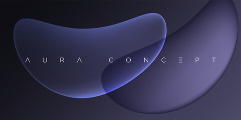 Minimal futuristic abstract background featuring flowing glowing purple forms with smooth gradients. Ideal for tech branding, elegant digital designs, and modern creative visuals.