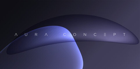 Minimal futuristic abstract background with curved glowing translucent purple shapes. Great for modern branding, elegant presentations, and creative digital design templates.