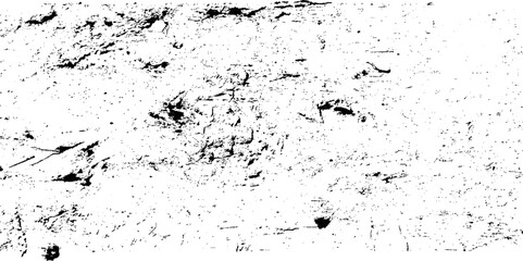Distressed black texture. Dark grainy texture on white background. Dust overlay textured. Grain noise particles. Rusted white effect. Grunge design elements. Vector illustration