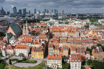 Warszawa, Stare Miasto z góry
