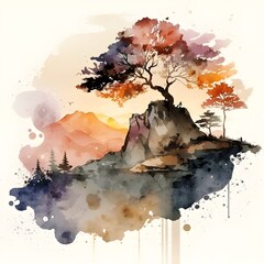 grunge floral background