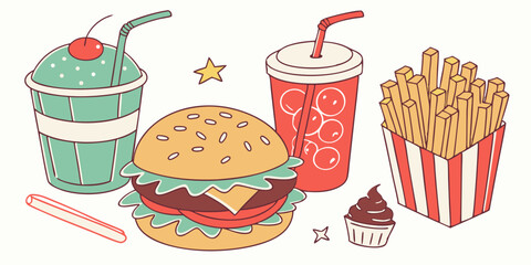 fast food icons