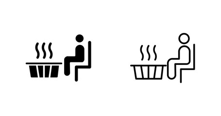Steam Room Vector Icon