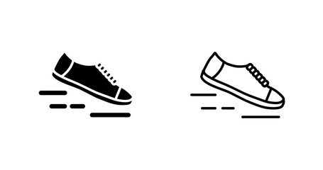 Running Shoes Vector Icon