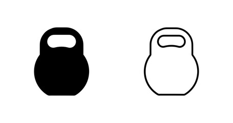 Kettlebell Vector Icon