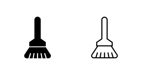 Broom Vector Icon