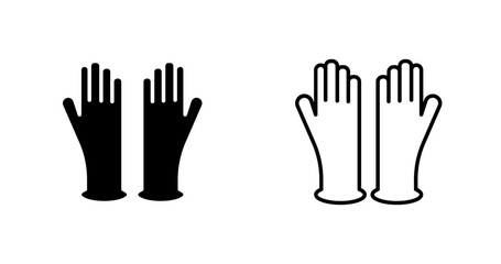 Cleaning Gloves Vector Icon