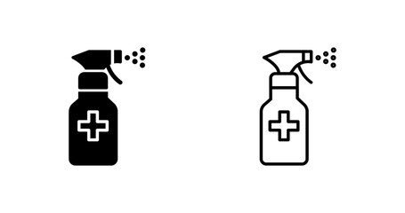 Obraz premium Disinfectant Vector Icon