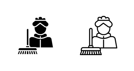 Maid Service Vector Icon
