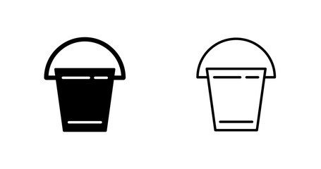 Bucket Vector Icon