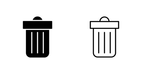 Trash Can Vector Icon