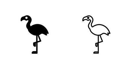 Flamingo Vector Icon