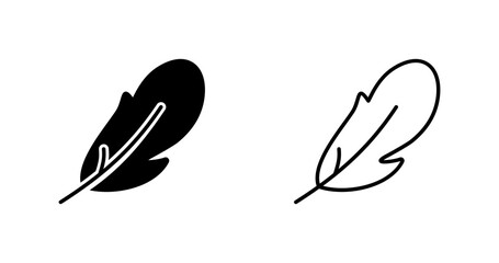 Peacock Feather Vector Icon