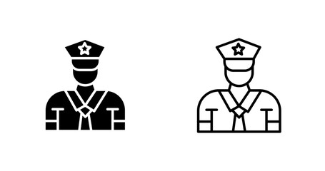 Security Guard Vector Icon