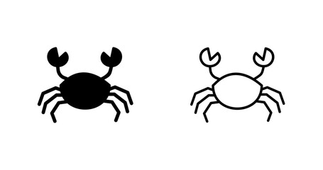 Crab Vector Icon