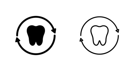 Dental Restoration Vector Icon