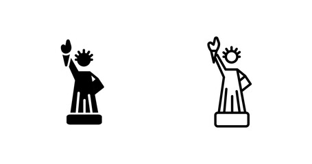 Liberty Statue Vector Icon