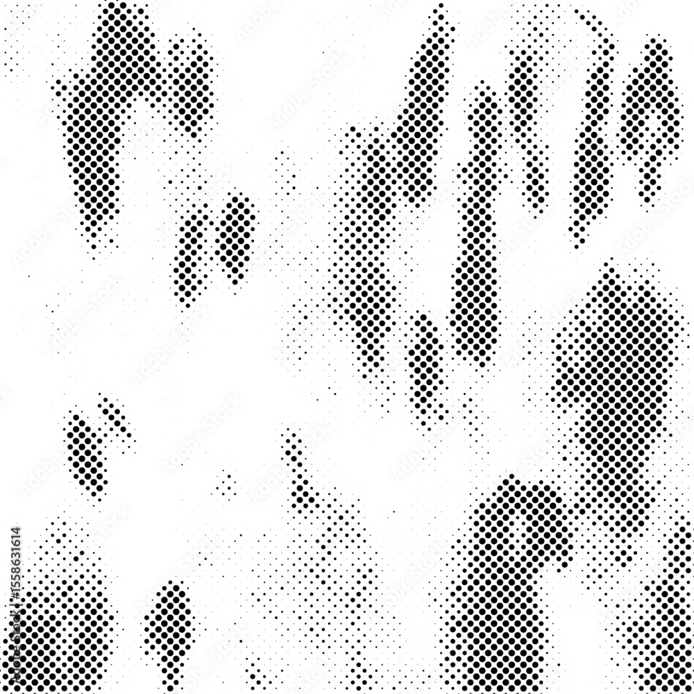 Poster halftone background vector, abstract backdrop design with two tone pattern and copy space for edit y