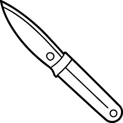 Precision Blade Minimalist Vector Illustration