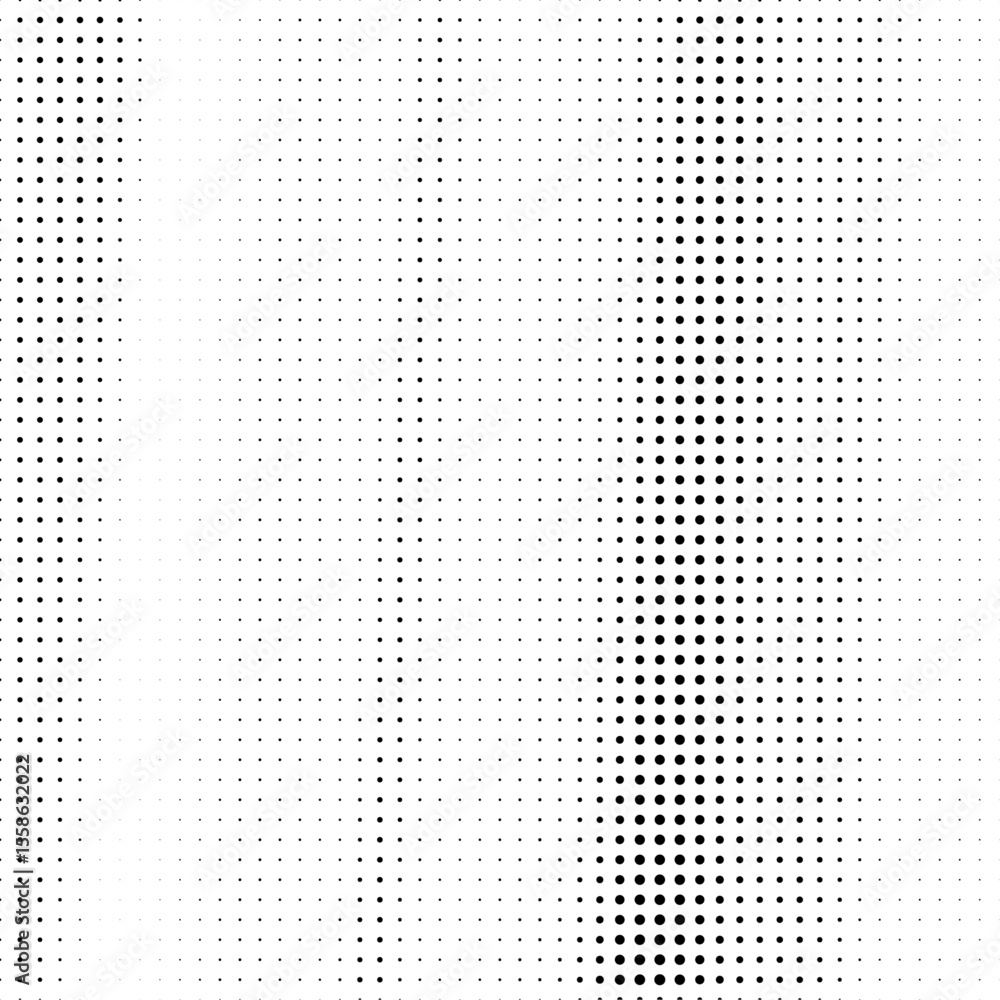 Poster Halftone background vector, abstract backdrop design with two tone pattern and copy space for edit your content	