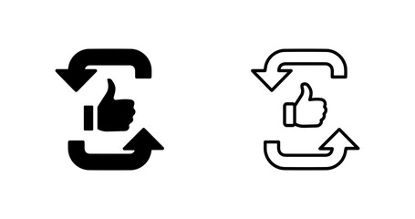 Feedback Loop Vector Icon