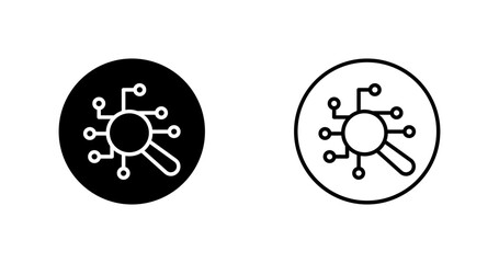 Digital Forensics Vector Icon