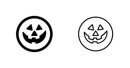 Jack Lantern Face Vector Icon
