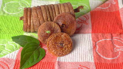 Fresh Figs or Anjeer fruit healthy vegan food concept organic dry fruits on wooden background.