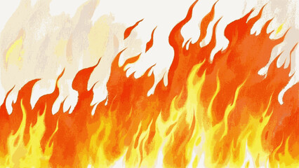 Wildfire Watercolor Wash flames isolated watercolor vector illustration svg