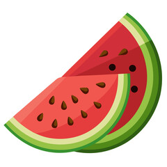 watermelon vector illustration