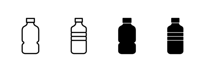 Bottle icon vector. bottle sign and symbol