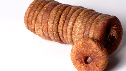 Fresh Figs or Anjeer fruit healthy vegan food concept organic dry fruits on wooden background.