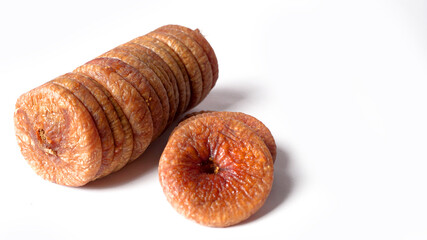 Fresh Figs or Anjeer fruit healthy vegan food concept organic dry fruits on wooden background.
