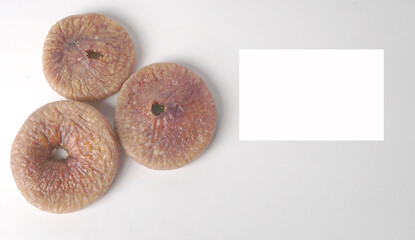 Fresh Figs or Anjeer fruit healthy vegan food concept organic dry fruits on wooden background.