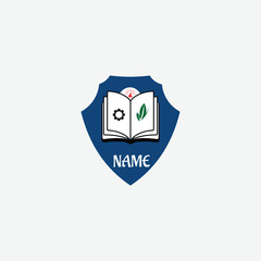 3654 educational logo school college university learning institute book academy organization