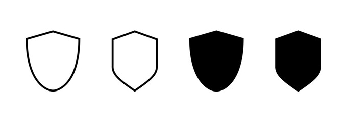 Shield icon vector. Protection icon. Security sign and symbol