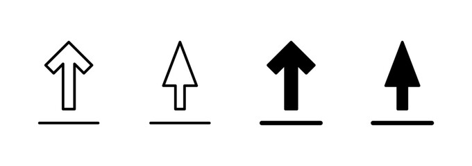 Upload icon vector. load data sign and symbol
