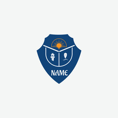 3677 educational logo school college university learning institute book academy organization