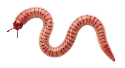 Fototapeta premium Isolated Worm