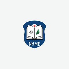 3756 educational logo school college university learning institute book academy organization