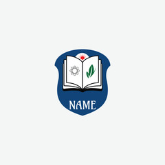 3759 educational logo school college university learning institute book academy organization