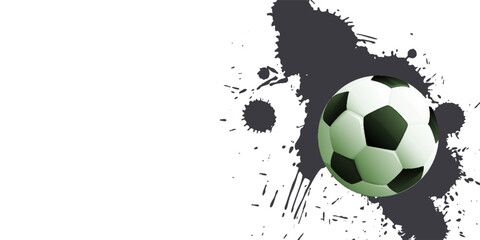 Soccer background leather soccer ball. Soccer balls or football ball.